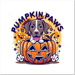 "Pumpkin Paws" Halloween special design Posters and Art